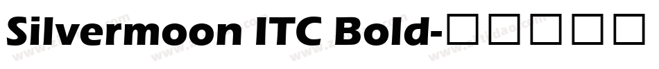 Silvermoon ITC Bold字体转换